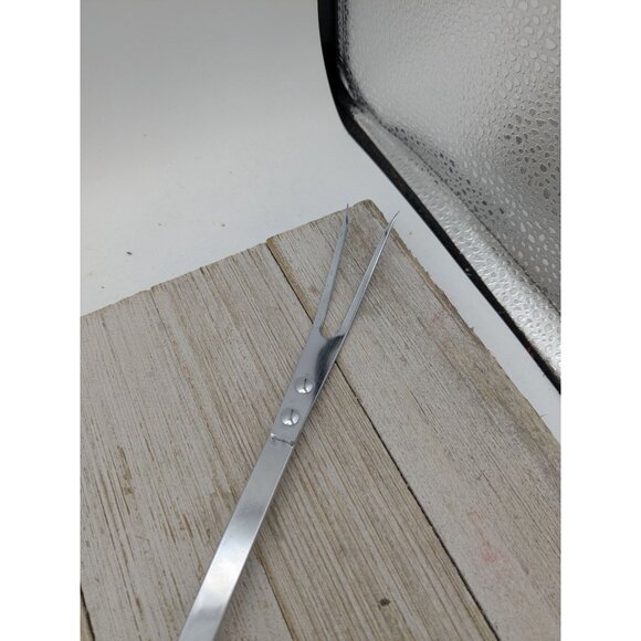 Vintage Androck Heart Handle Stainless Steel Meat Fork 12" - Picture 2 of 8